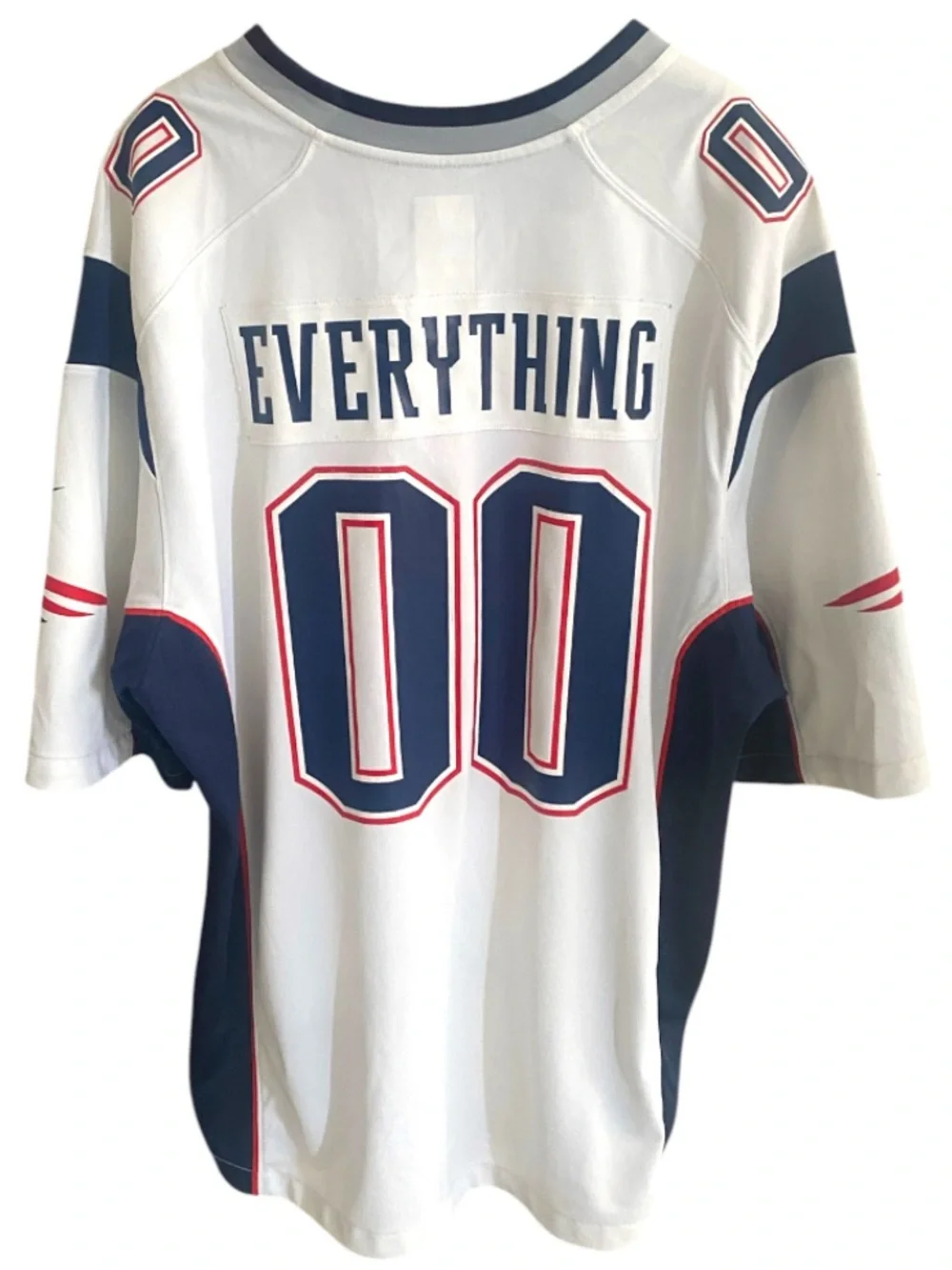 NFL Nike New EnglandPatriots White Football Jersey Size XL Custom